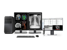 Stazione di radiologia generale completa PACS | Barco NIO MDNC-3321 3MP Display a LED a colori | HP Workstation | Dictation MIC | Monitor della lista di lavoro (3321Z4R)