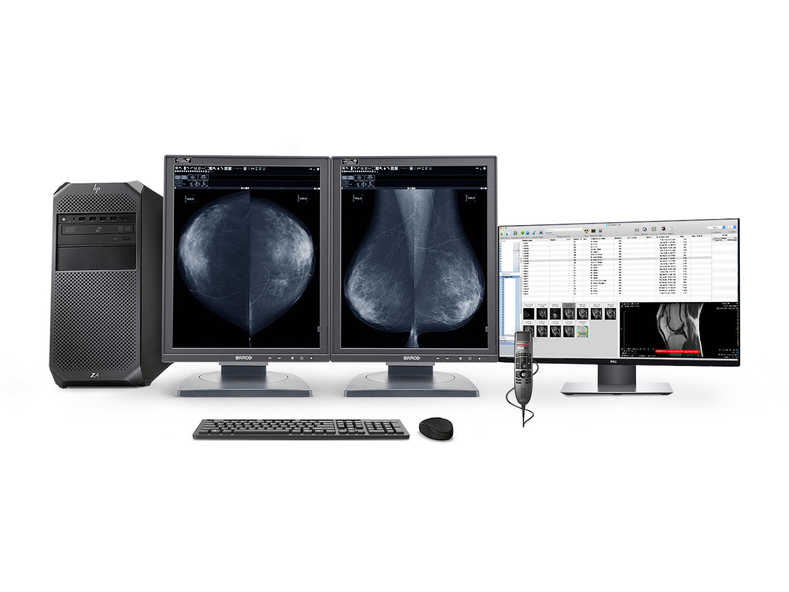【モニタセット】i5-4690/Mem12GB/M.2SSD256GB他 Complete Mammography Reading Station | Barco MDMG-5221 5MP Grayscale 3