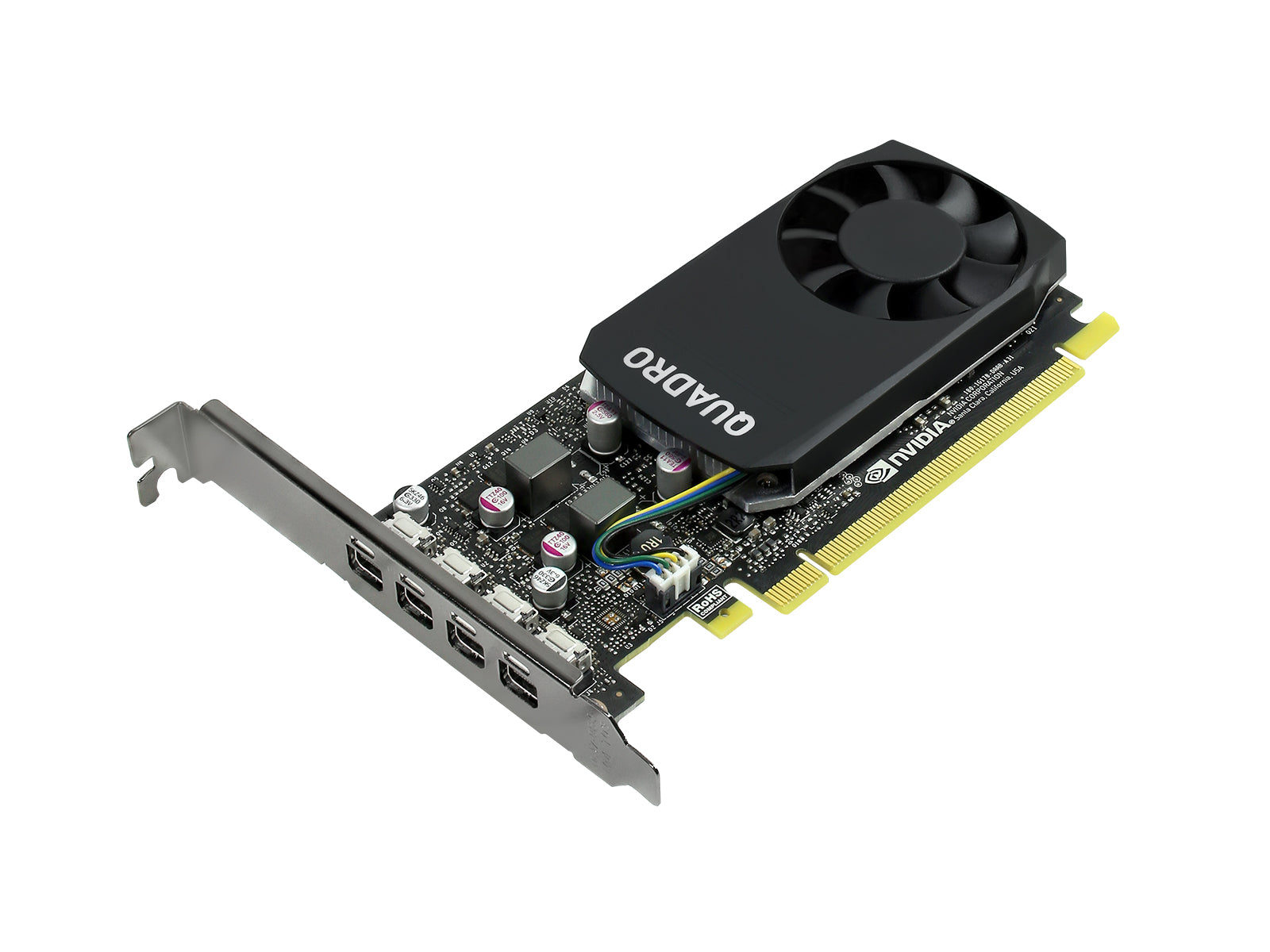 thumbnail interactive-video image 1 of NVIDIA Quadro P1000 4GB GDDR5 – PCIe, 4x Mini DP (Refurbished, Good Condition) 1 of 4