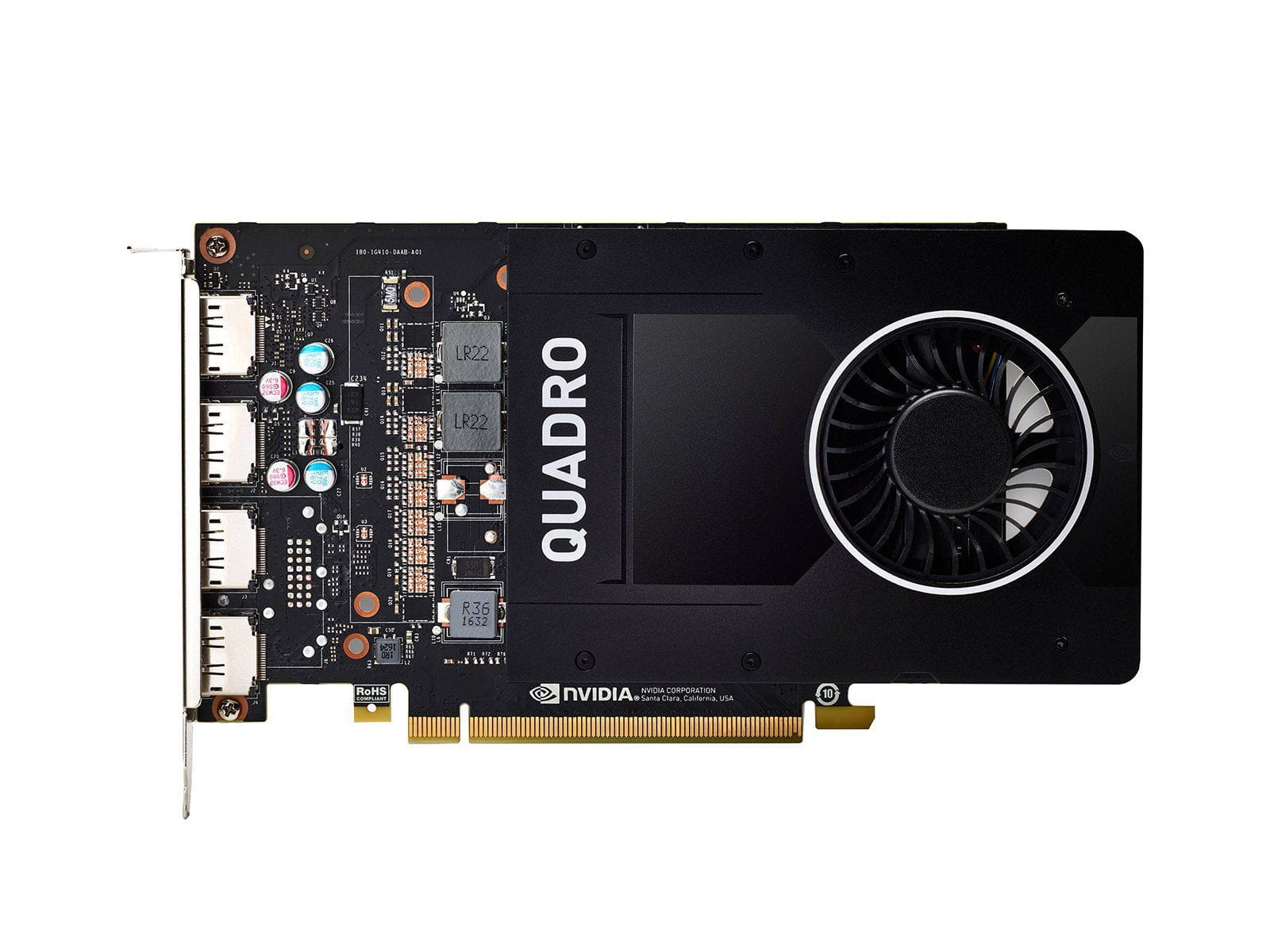 PNY NVIDIA Quadro P2200 5GB Graphics Card (VCQP2200-SB) Monitors.com 