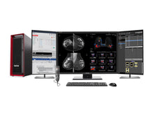 Stazione di lettura mammografica completa | Barco Nio MDNC-12130 12MP Colore | HP Z4 G5 Postazione di lavoro | Microfono di dettatura | Monitor della lista di lavoro (12130Z4G5) 