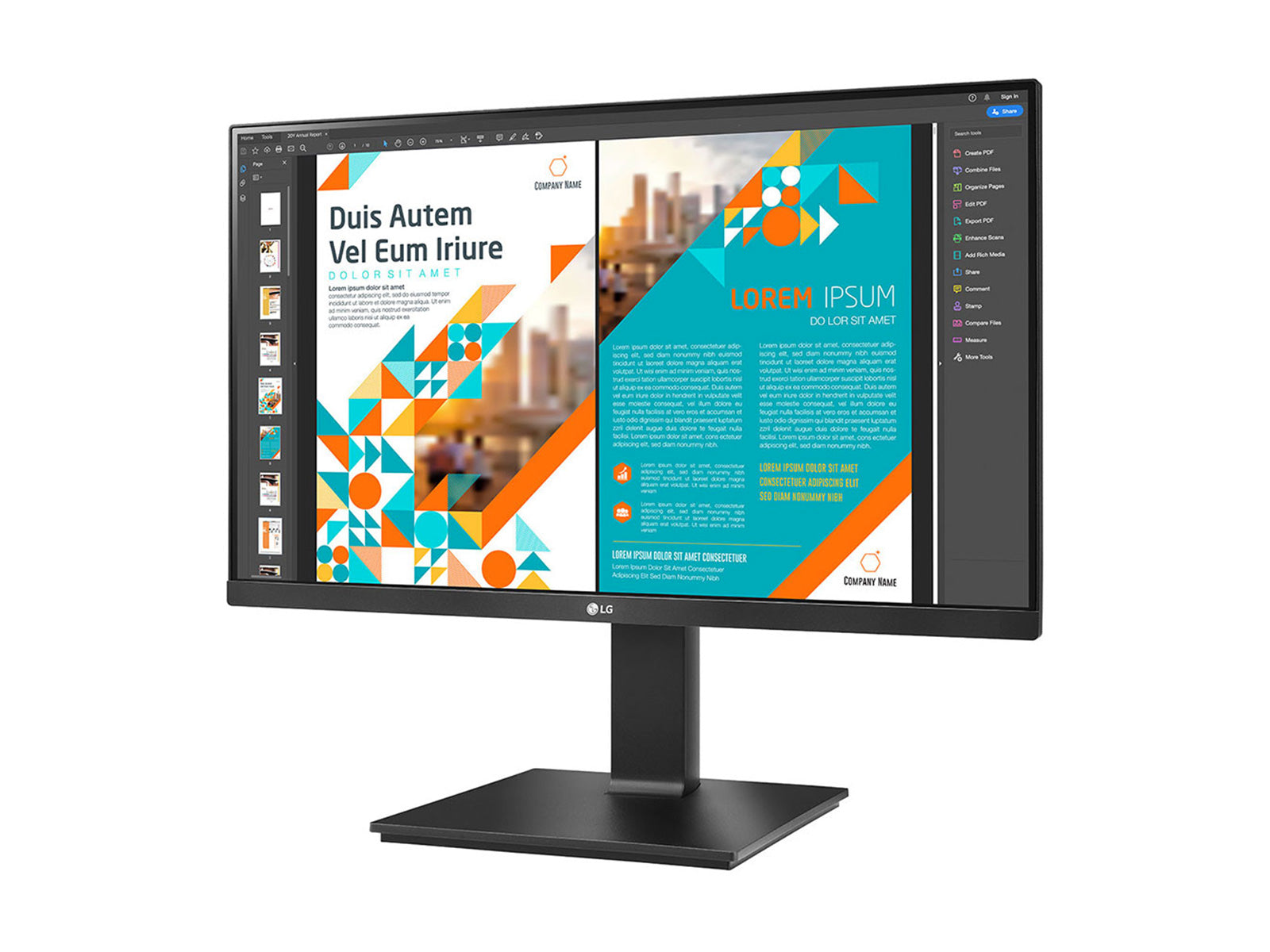 LG 24BP55Q 24" QHD 2560 x 1440 Color IPS Display Monitor (24BP55Q-B)