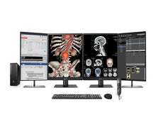 Estação Completa de Radiologia Geral PACS | LG 21HQ513D 3MP 21" Cor | HP Z2 G9 SFF Estação de trabalho | Microfone de ditado | Monitor de lista de trabalho (21HQ513DZ2G9SFF)