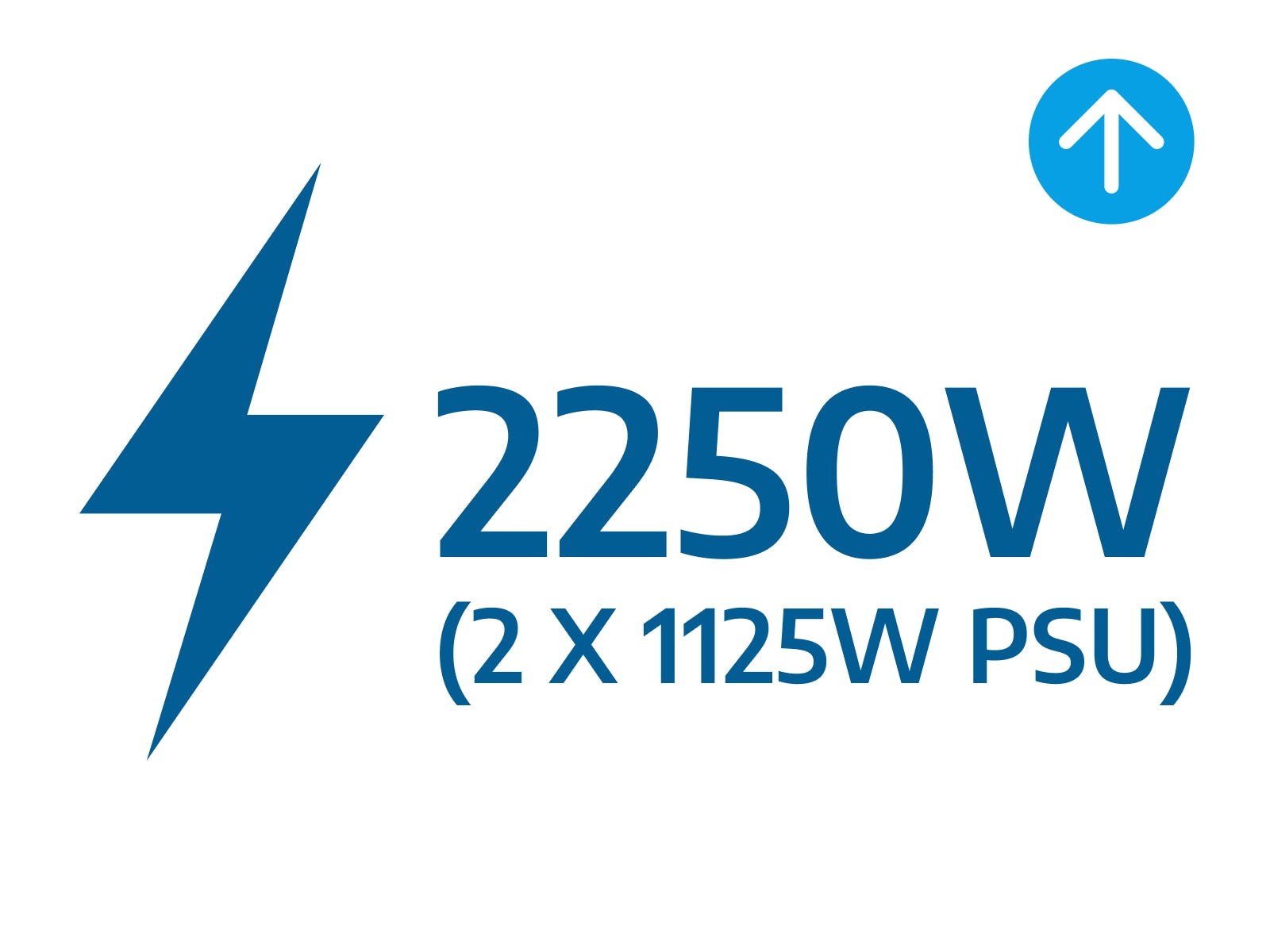 Upgrade Power Supply (PSU) to 2250W (2 x 1125W)