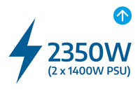 Upgrade Power Supply (PSU) to 2350W (2 x 1400W Team Mode)