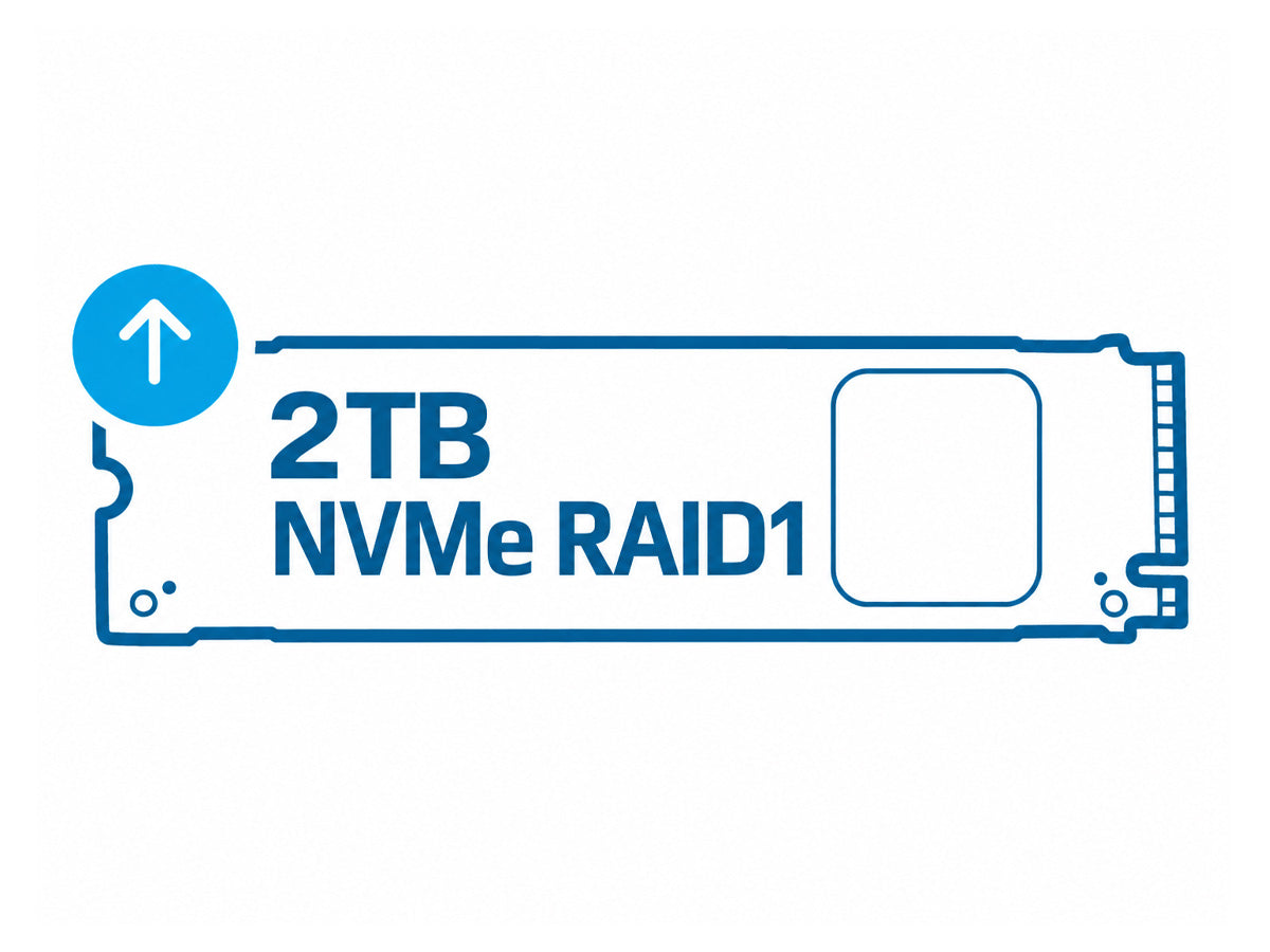 2TB NVMe RAID1: Upgrade Storage to 2TB NVMe RAID1