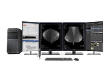 Complete Mammography Reading Station | Barco MDNG-5221 5MP Grayscale LED Monitors | HP Workstation | Dictation Mic | Worklist Monitor (5221Z4R)