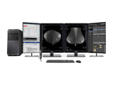Complete Mammography Reading Station | Barco MDNG-5221 5MP Grayscale LED Monitors | HP Workstation | Dictation Mic | Worklist Monitor (5221Z4R)