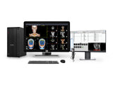 Complete PACS General Radiology Reading Station | Barco 6MP MDCC-6430 | Lenovo Workstation | Dictation Mic | 24