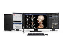 Estação Completa de Radiologia Geral PACS | Barco Coronis MDCC-6530 6MP Tela LED colorida | HP Estação de trabalho | Microfone de ditado | Monitor de lista de trabalho (6530Z4R)