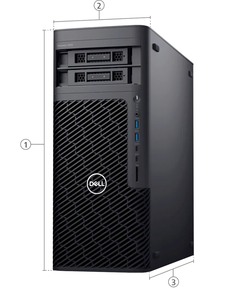 Dell Precision 5860 Workstation | Intel Xeon w3-2435 @ 4.50GHz | 8-Cor Dell Precision 5860 Workstation | Intel Xeon w3-2435 @ 4.50GHz | 8-Cor