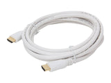 Monitors.com High Speed HDMI to HDMI Cable with Ethernet 6ft (White)