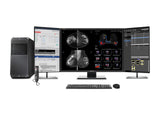 Complete Mammography Reading Station | Barco 12MP MDNC-12130 Color LED Monitors | HP Workstation | Dictation Microphone (LFH3500) | Worklist Monitors (12130Z4G4R)