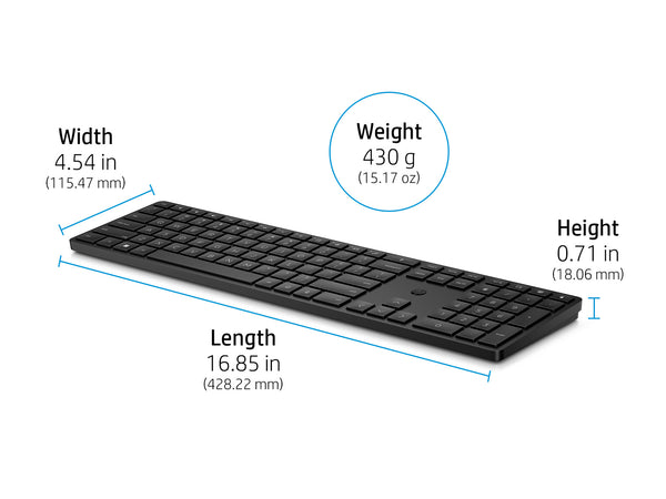 HP 455 Programmable Wireless Keyboard for business (4R177AA#ABA)