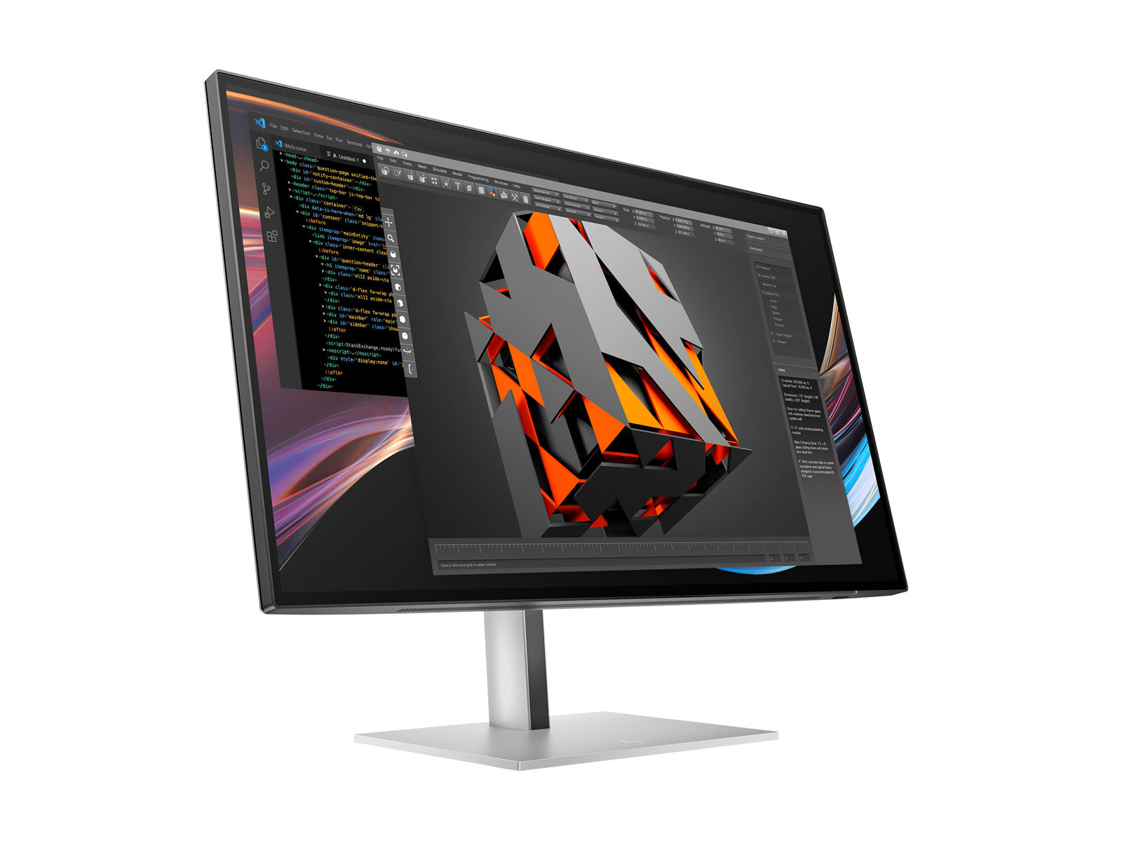 HP Series 7 Pro 27" 4K UHD 3840 x 2160 Thunderbolt 4 Color Display Monitor (727pk)
