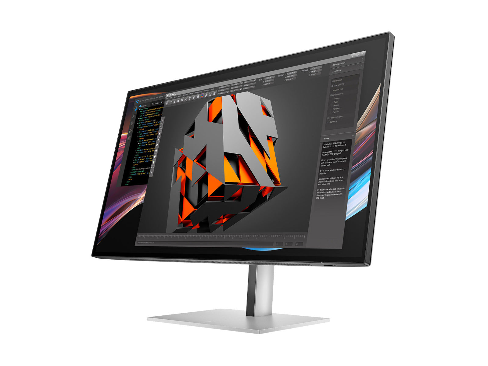 HP Series 7 Pro 27" 4K UHD 3840 x 2160 Thunderbolt 4 Color Display Monitor (727pk)