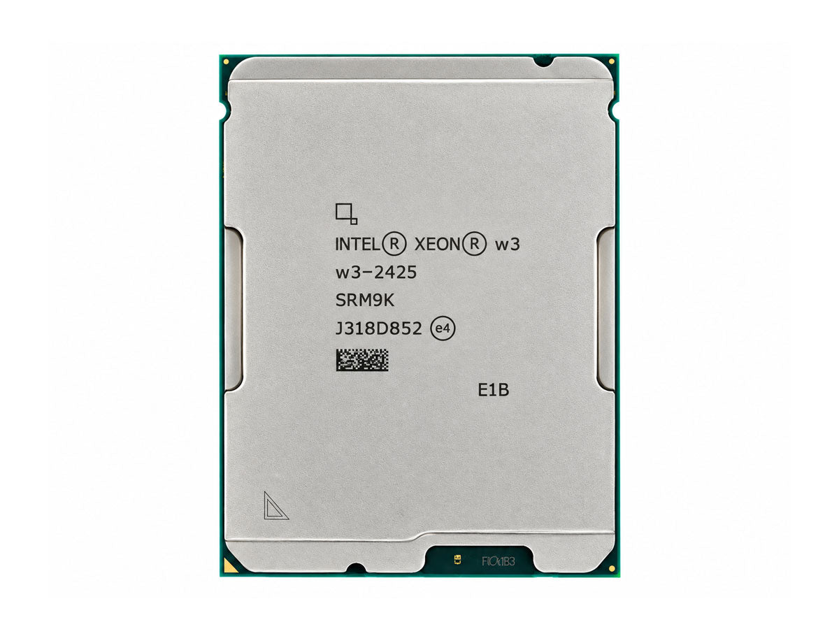 Intel Xeon W3-2425 @ 4,4GHz MT 6-Core Processeur CPU SRM9K | Plateau OEM