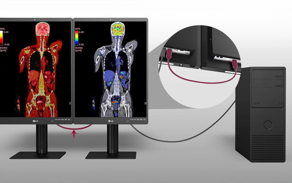 Daisy Chain Reduces Desk Clutter and Simplifies Cable Management
