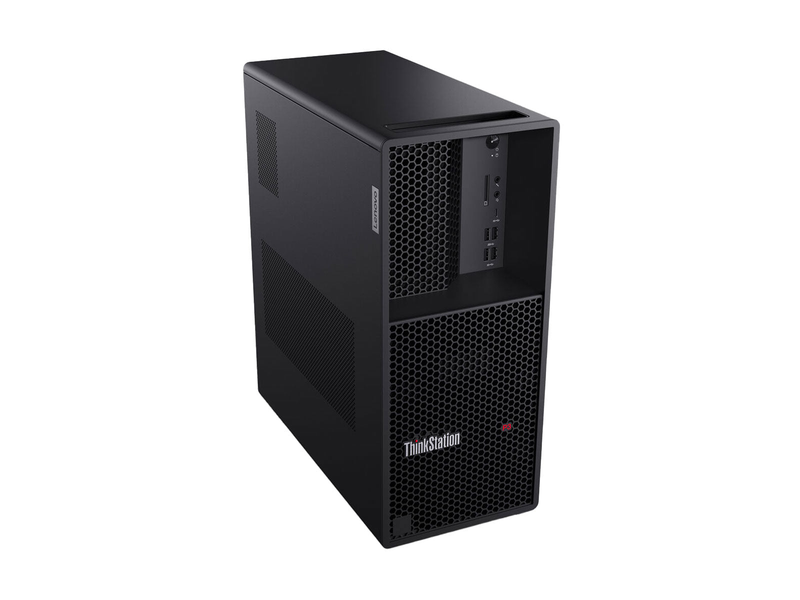 Lenovo ThinkStation P3 Tower Workstation | Core i9-14900K @ 6.0GHz | 24-Core | 64GB DDR5 | 2TB NVMe SSD | MXRT-6700 8GB | WiFi 6E | Win11 Pro Monitors.com 