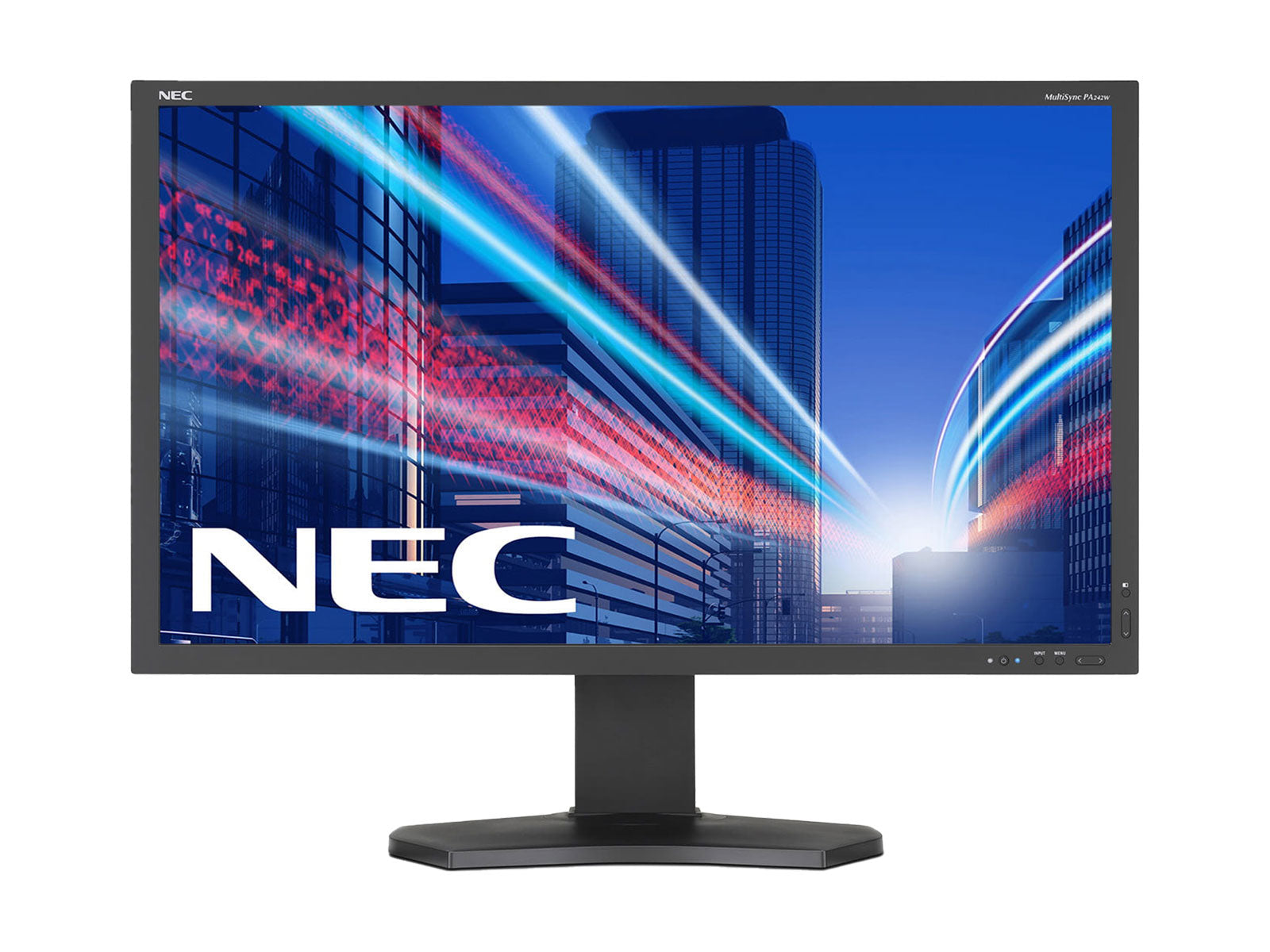 NEC MultiSync PA242W Monitor de pantalla gráfica profesional de amplia gama WUXGA 24 x 1920 de 1200" (PA242W)