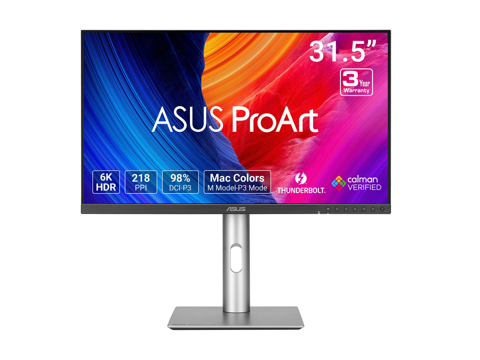 Monitor ASUS ProArt PA32QCV 32" 6K HDR 6016 x 3384 de Exibição de Cores (PA32QCV)