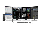 Komplettes PACS Allgemeine Radiologie-Station | Eizo Radiforce RX370 3MP Farb-LED-Displays | Business-Class-Arbeitsstation | Diktiermikrofon | Arbeitslistenmonitor (RX370Z4G5)