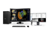 Estación de Radiología General PACS Completa | Eizo Radiforce RX650 6MP Pantalla LED en color | Lenovo Estación de trabajo | Micrófono de dictado | Monitor de lista de trabajo (RX650Z4R)