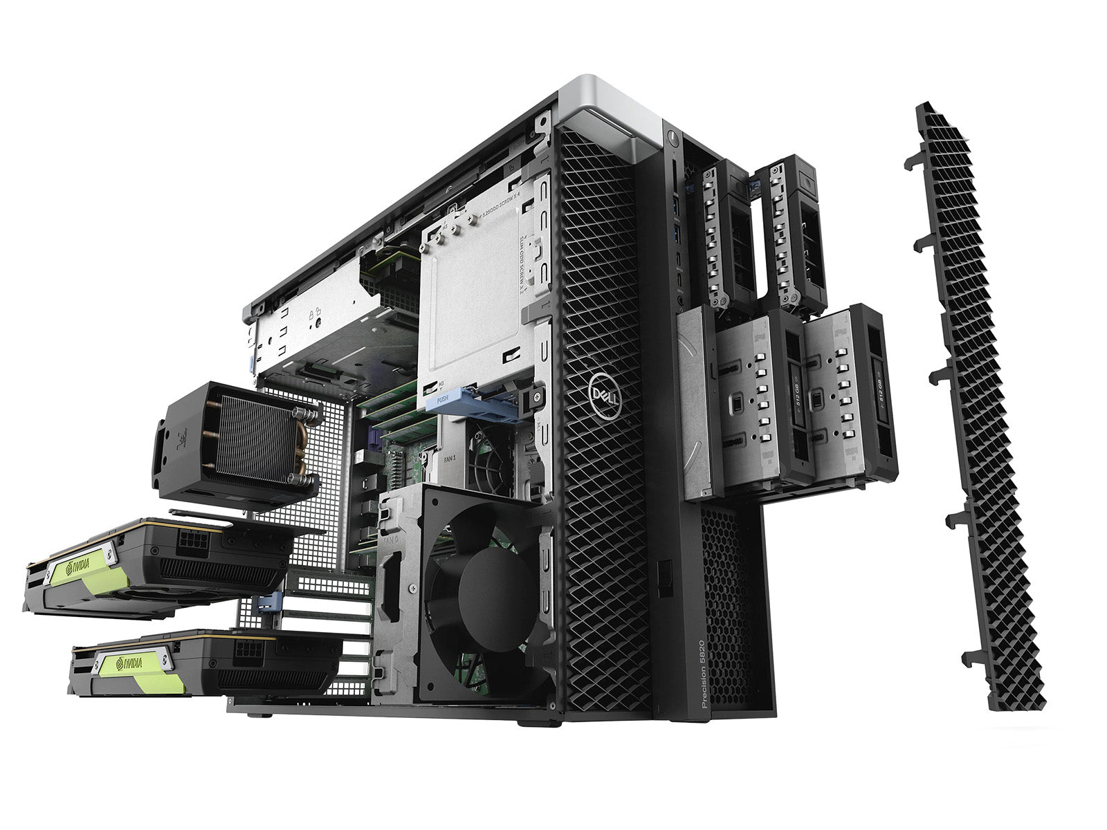 Dell Precision 5820 Workstation | Intel Core i9-10980XE @ 4.60GHz | 18-Core | 128GB DDR4 | 1TB NVMe SSD | AMD W5500 8GB