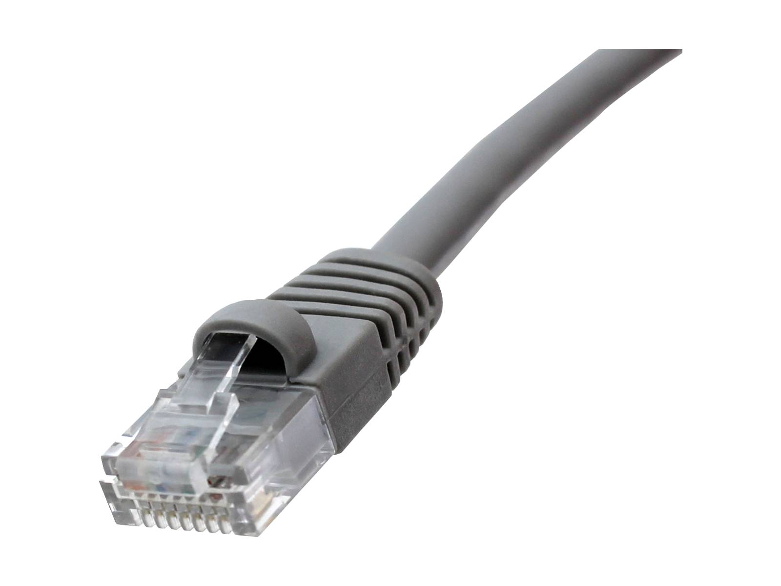 Monitors.com Cat5E Snagless Unshielded Ethernet Network Patch Cable 10ft (Gray)