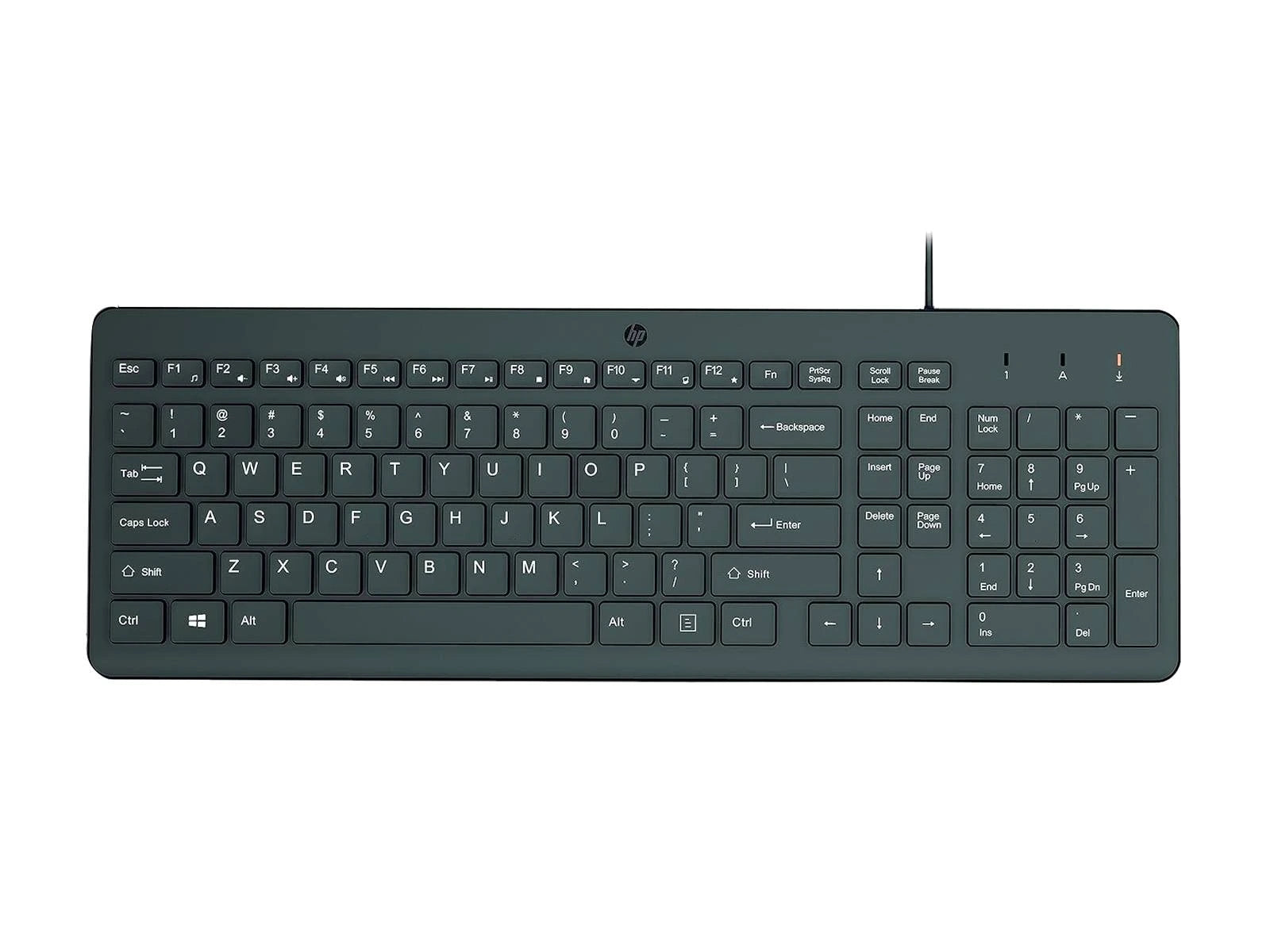 Tastiera slim USB cablata HP 150 (layout USA) (664R5AA#ABL)