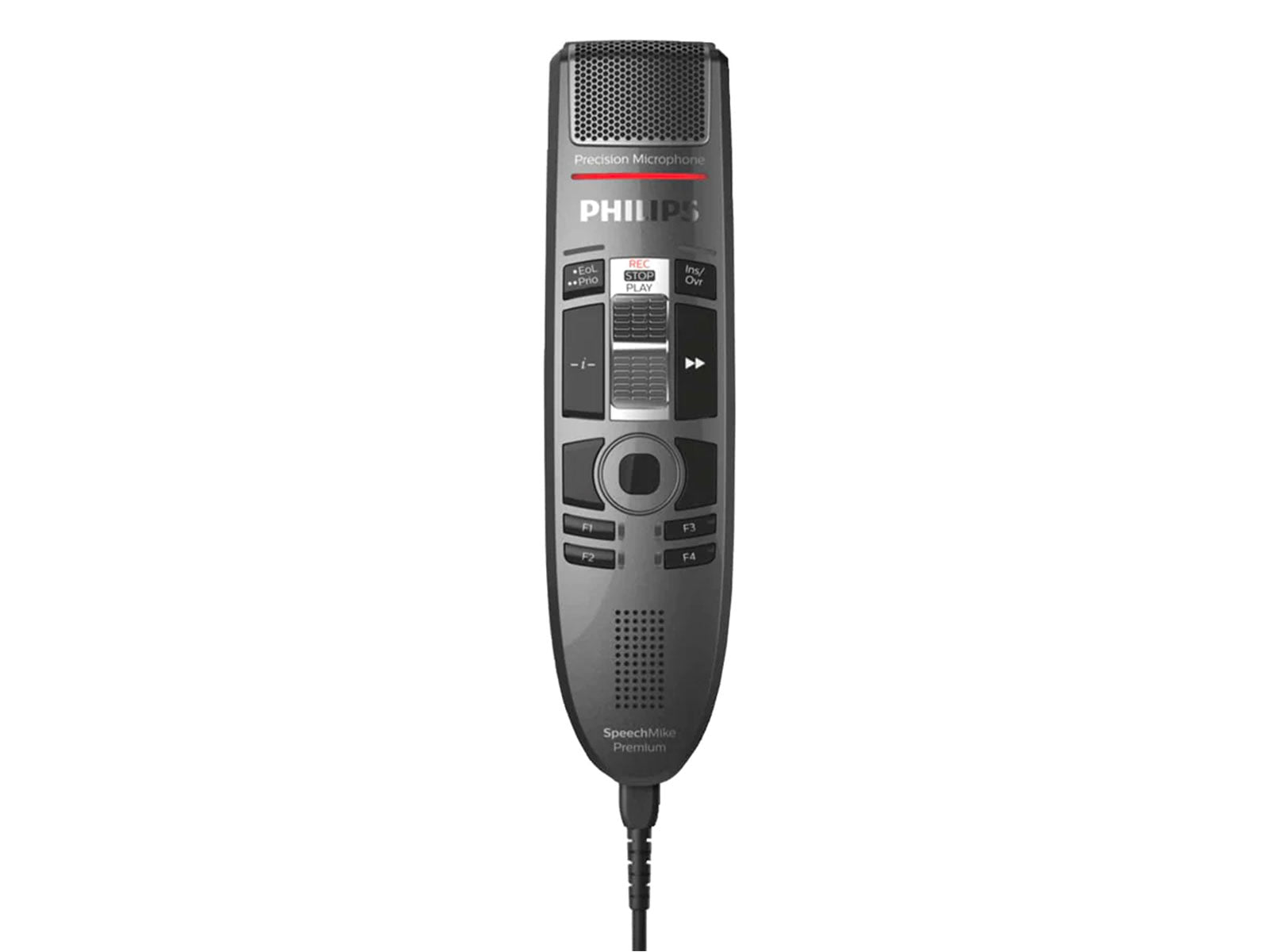 ﻿Philips SpeechMike Premium Touch-Schiebeschalter-Diktiermikrofon (SMP3710)