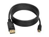 Tripp Lite Mini DisplayPort para DisplayPort 4K (Cabo de Sinal de Vídeo Macho para Macho) 6 pés (P583-006-BK)