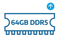 Upgrade Memory (RAM) to 64GB DDR5