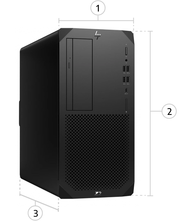 Torre HP Z2 G9: design compatto, prestazioni massime