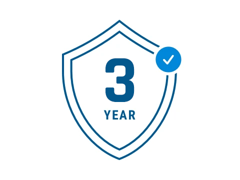 3yr warranty on parts and labor. 3yr advance hot-swap. A 30-day money-back satisfaction guarantee.