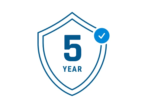 5yr warranty on parts and labor. 5yr advance hot-swap. A 30-day money-back satisfaction guarantee.