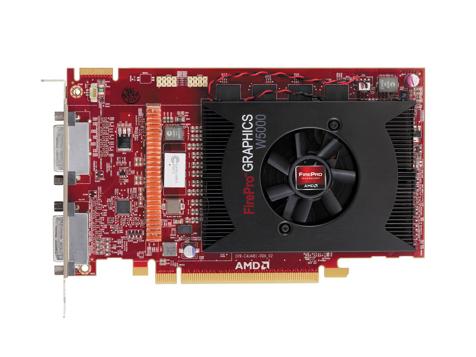 Carte graphique AMD FirePro W5000 DVI 2 Go GDDR5 PCIe Monitors.com