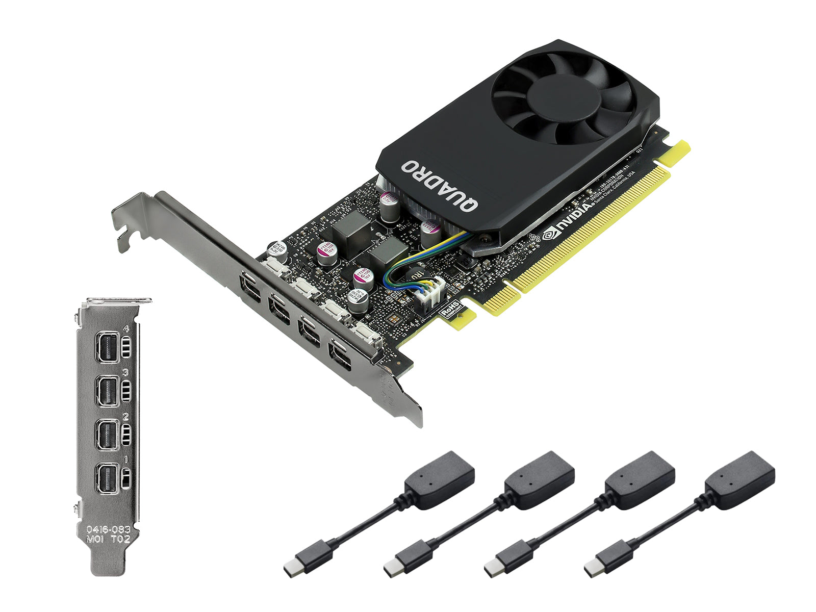 NVIDIA Quadro P1000 4 GB DDR5 Grafikkarte Monitors.com