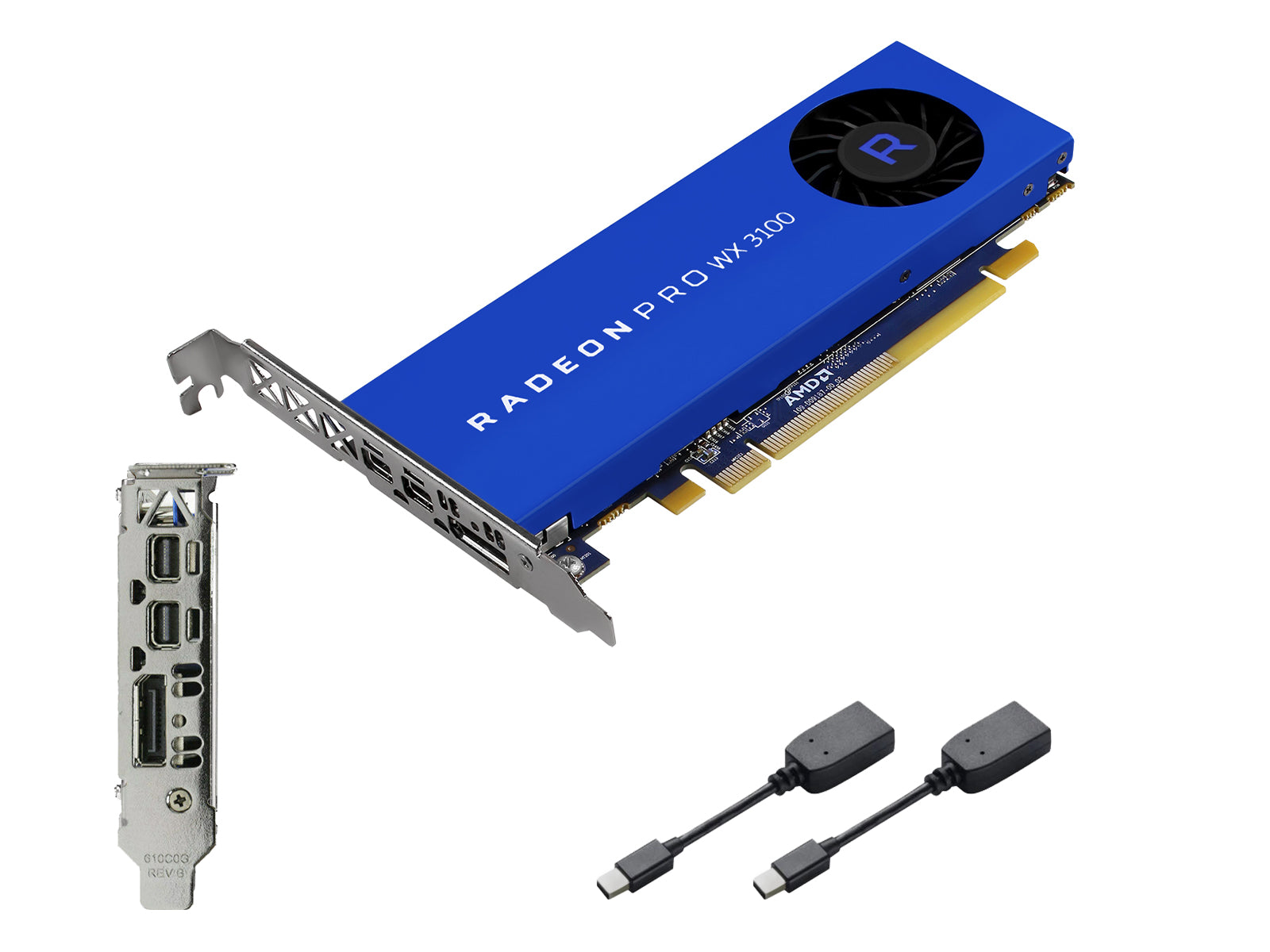 AMD Radeon Pro WX 3100 4 GB Grafikkarte Monitors.com
