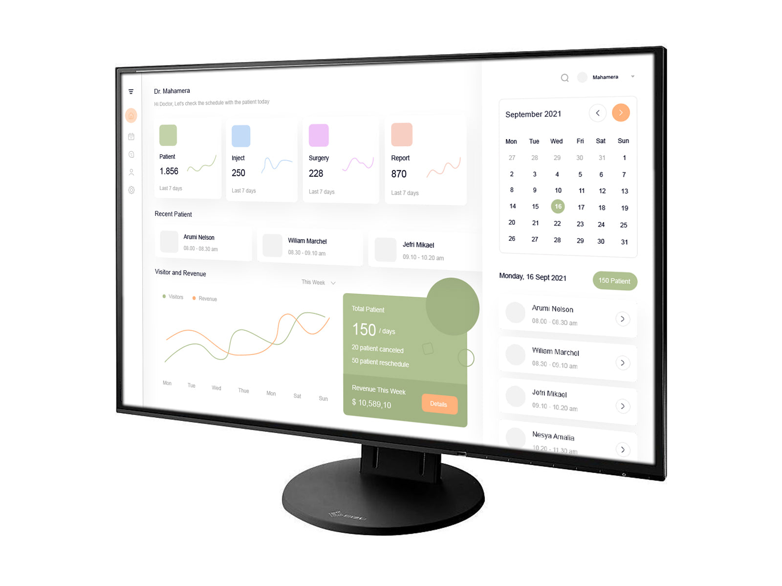 Eizo FlexScan EV2456 WUXGA 1920 x 1200 24" IPS Monitor (EV2456FX-BK)