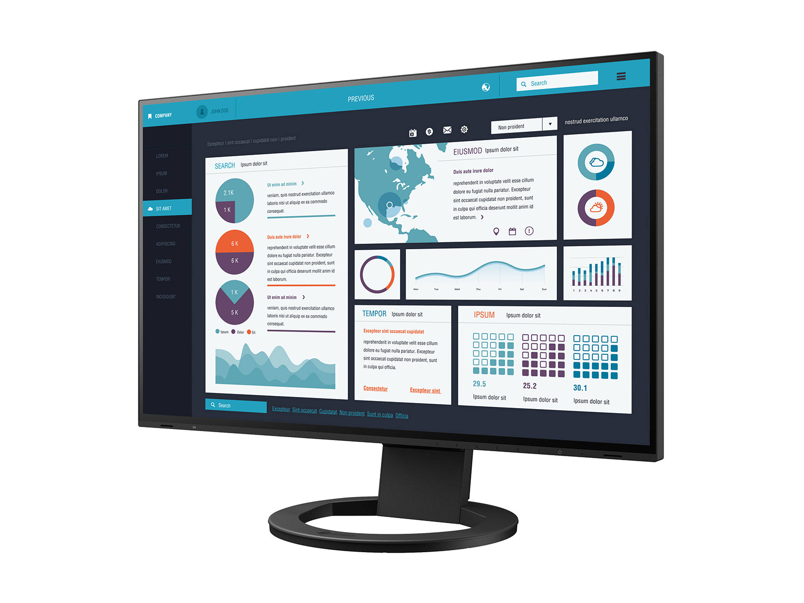 Eizo FlexScan EV2795 2560 x 1440 27" Farb-LED-Display-Monitor (EV2795FX-BK) Monitors.com