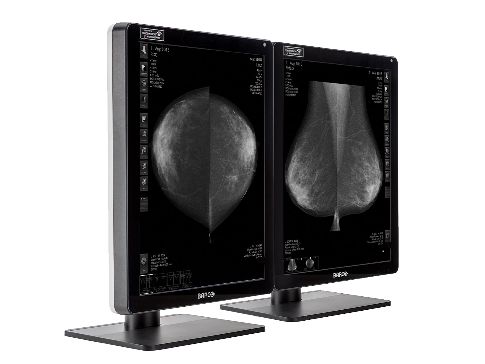 Barco Nio MDNG-6221 5MP 21" Grayscale LED Mammo 3D-DBT Breast Imaging Display Monitors.com 