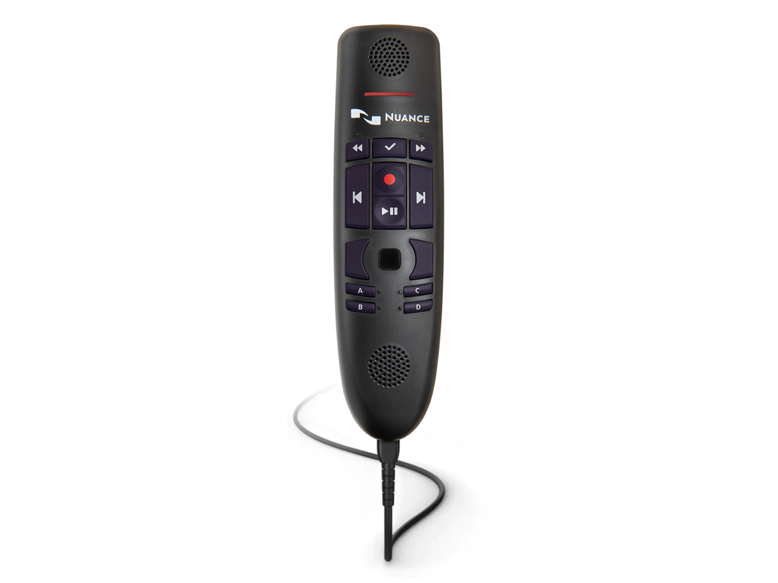 Microphone de dictée Nuance PowerMic 4 (0POWM4N) Monitors.com