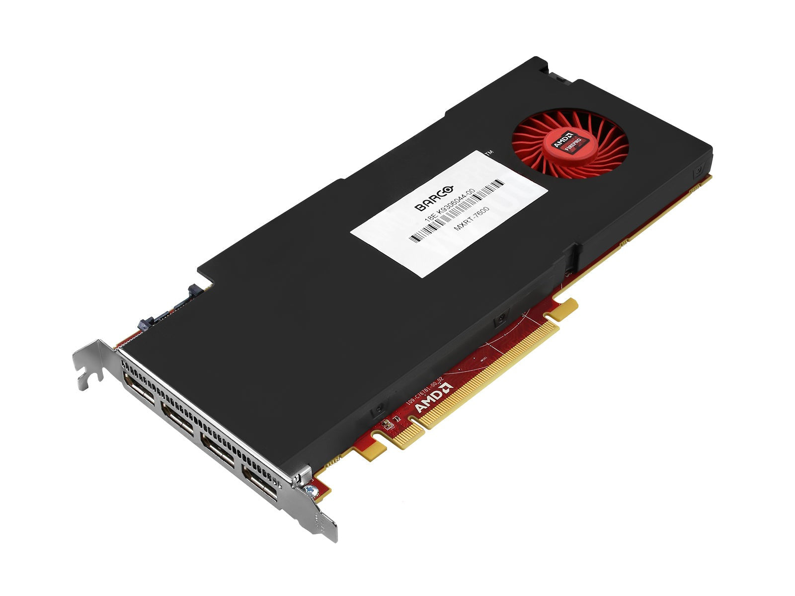 Barco MXRT 7600 8GB PCle 3.0 4DP Quad Head Graphic Card K9306044