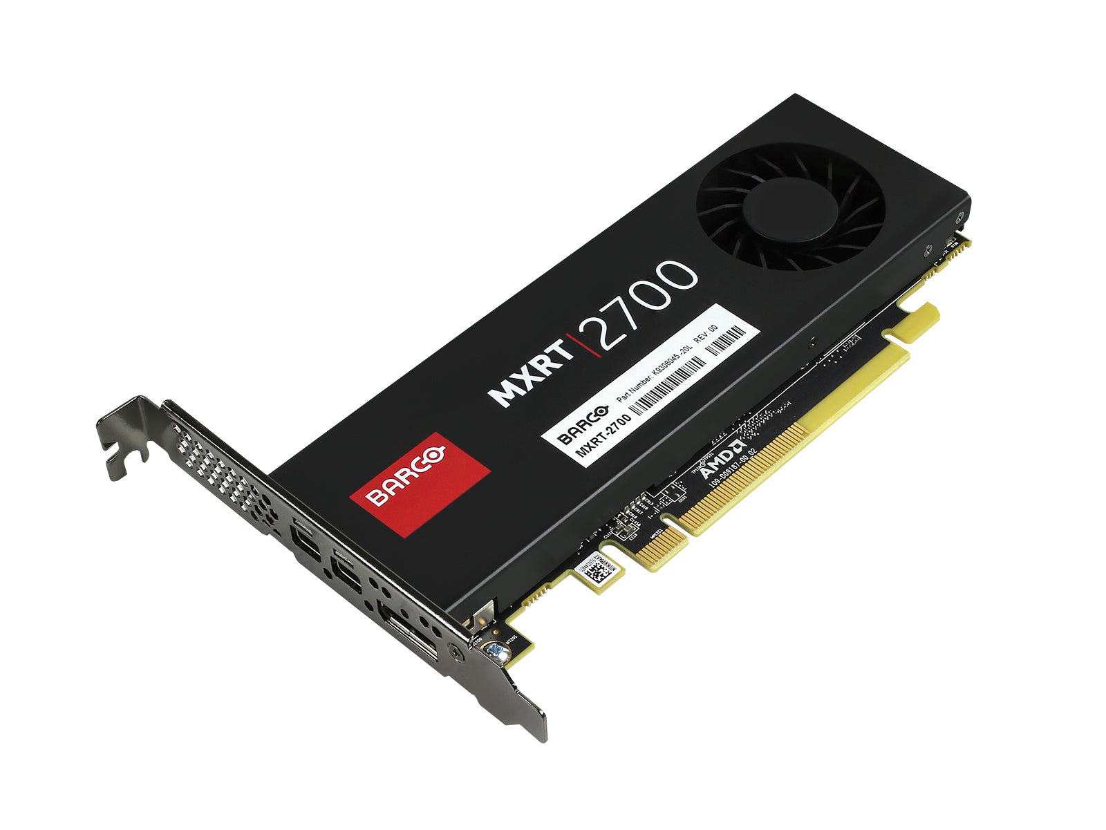 Barco MXRT-2700 2GB 소형 폼 팩터 그래픽 카드(K9306045) Monitors.com