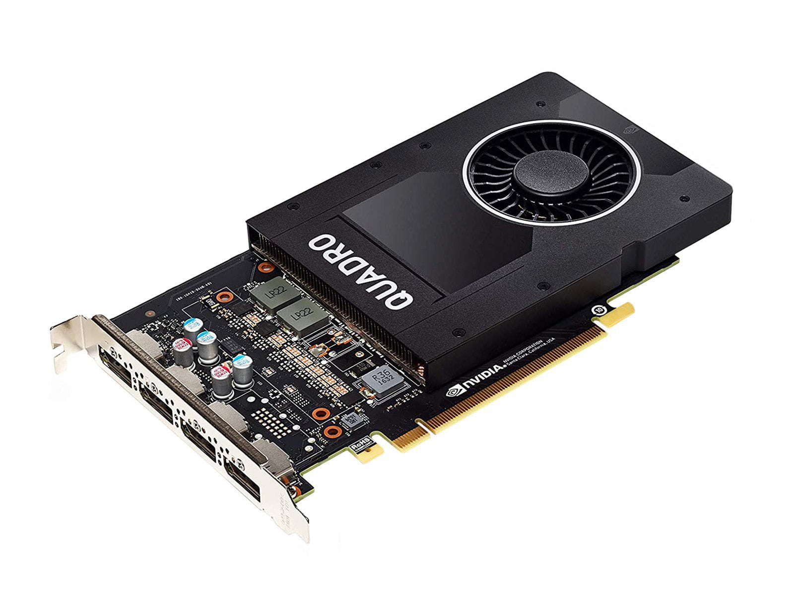 PNY NVIDIA Quadro P2200 5GB グラフィックス カード (VCQP2200-SB) Monitors.com