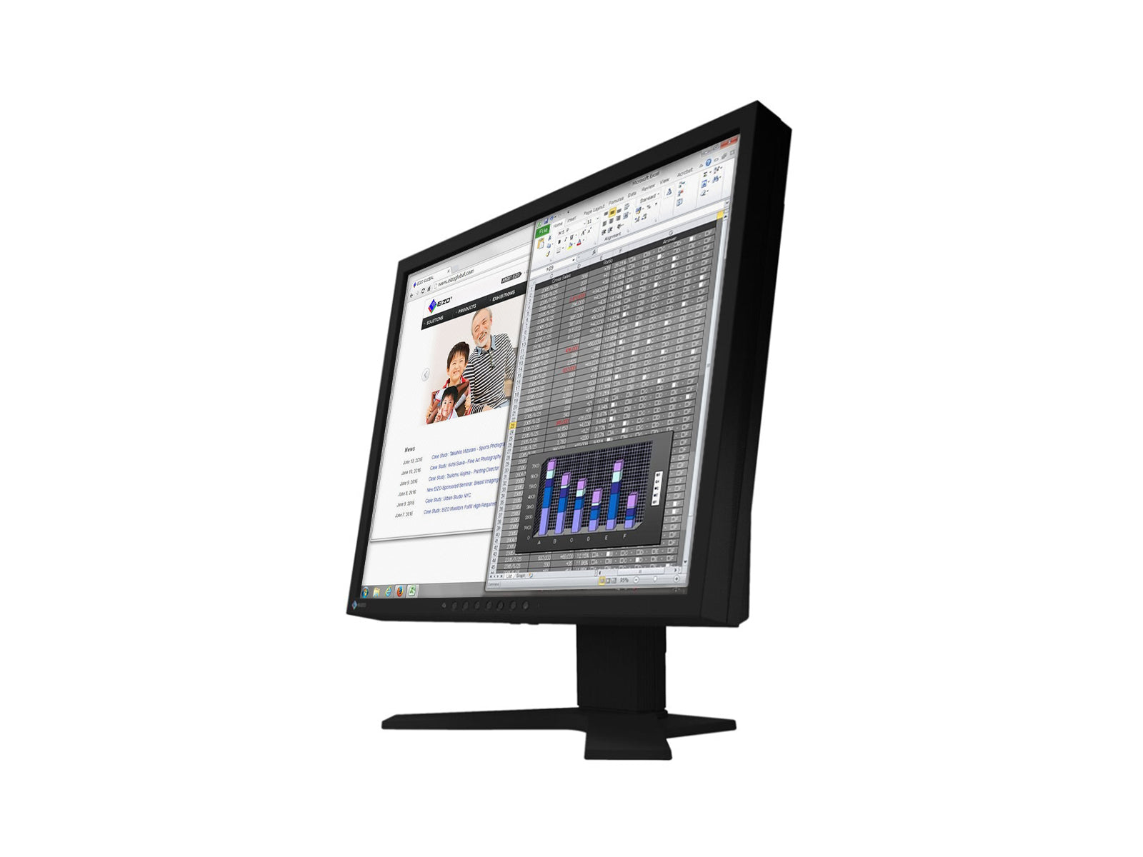Eizo FlexScan S1934H 19" SXGA 1280 x 1024 Color LED Display Monitor (S1934H-BK)