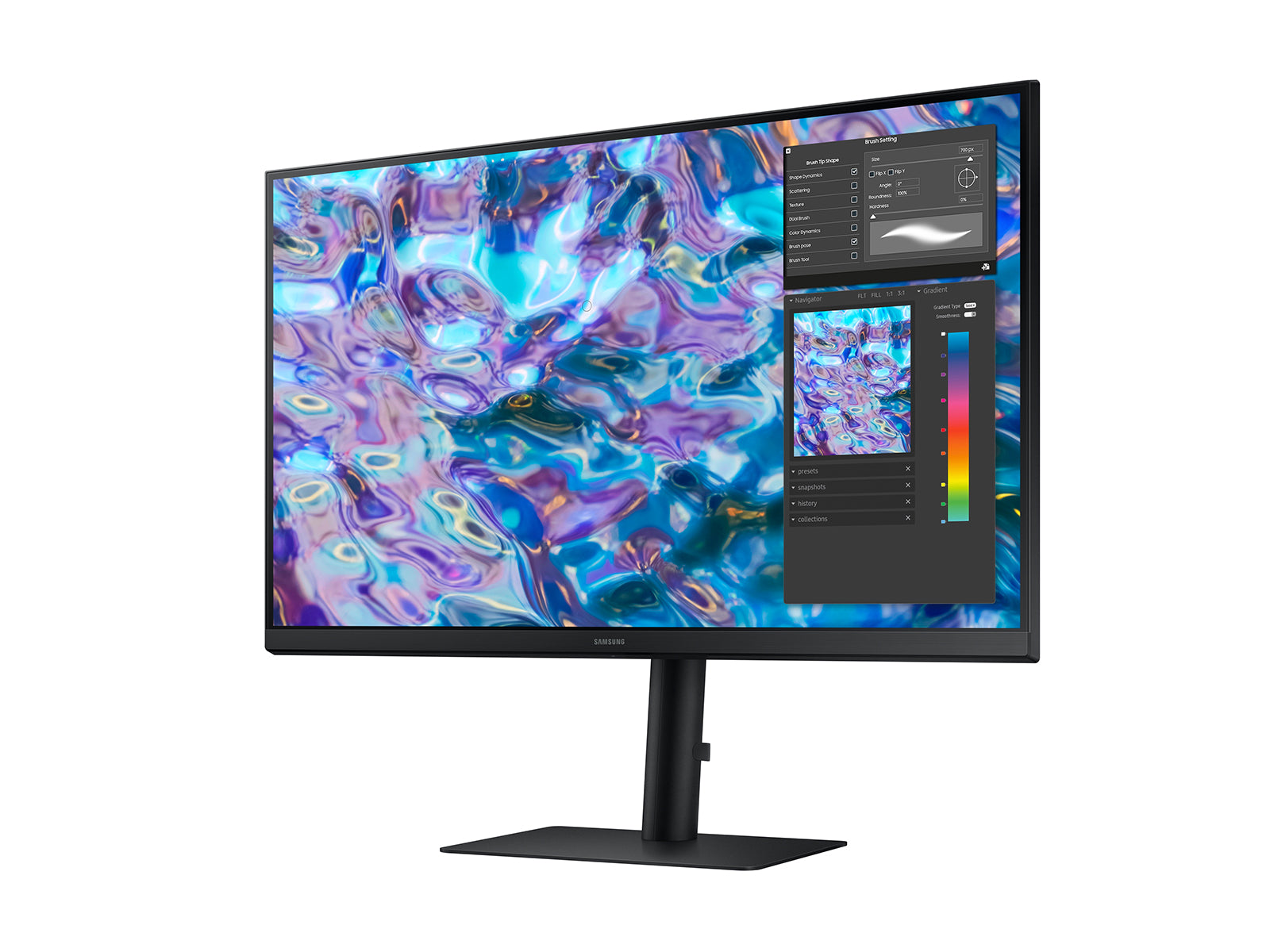 SAMSUNG S61B 27" WQHD 2560x1440 QHD IPS Display Monitor (‎LS27B610EQNXZA) Monitors.com 