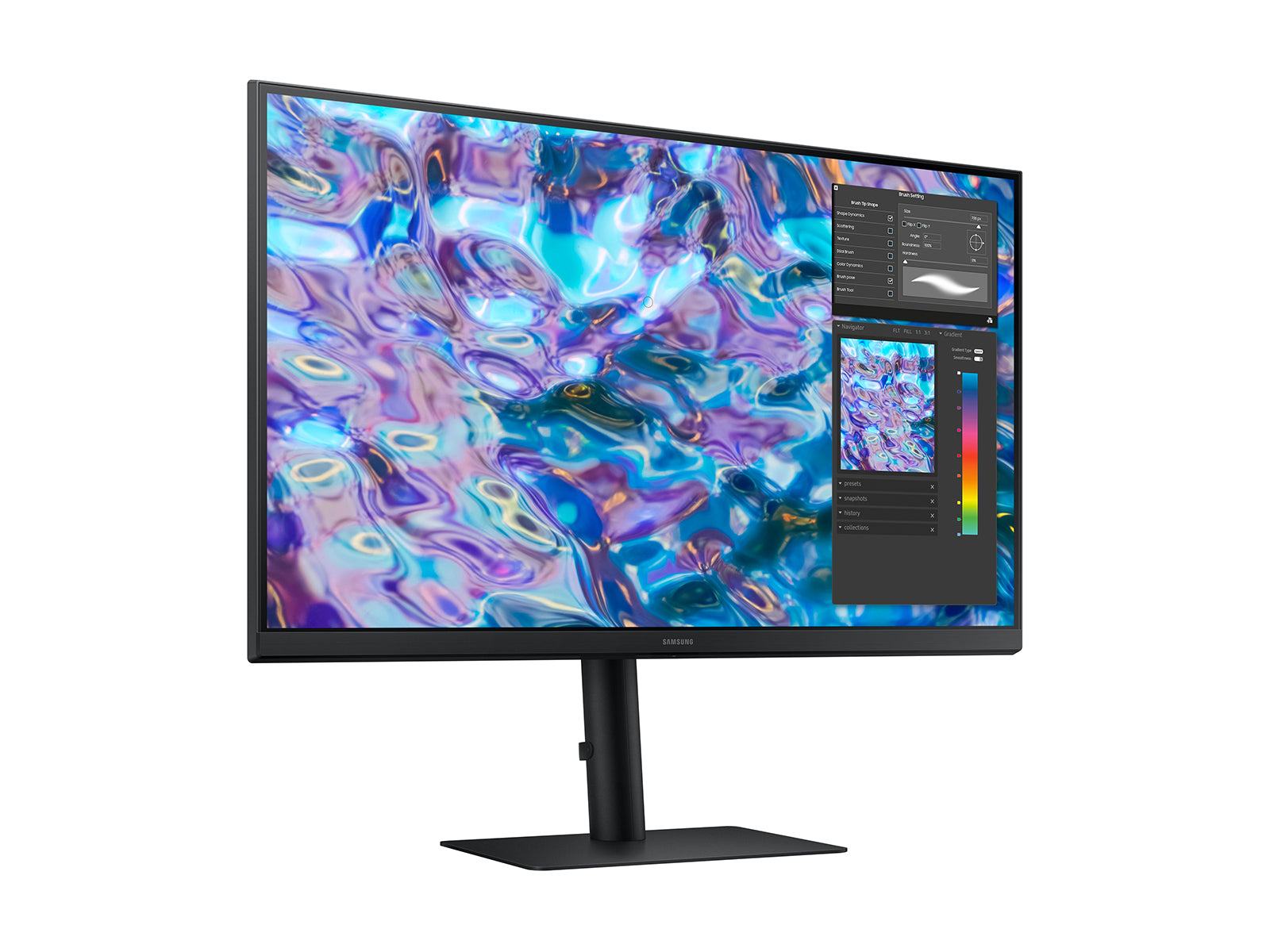 SAMSUNG S61B 27" WQHD 2560x1440 QHD IPS Display Monitor (‎LS27B610EQNXZA) Monitors.com 