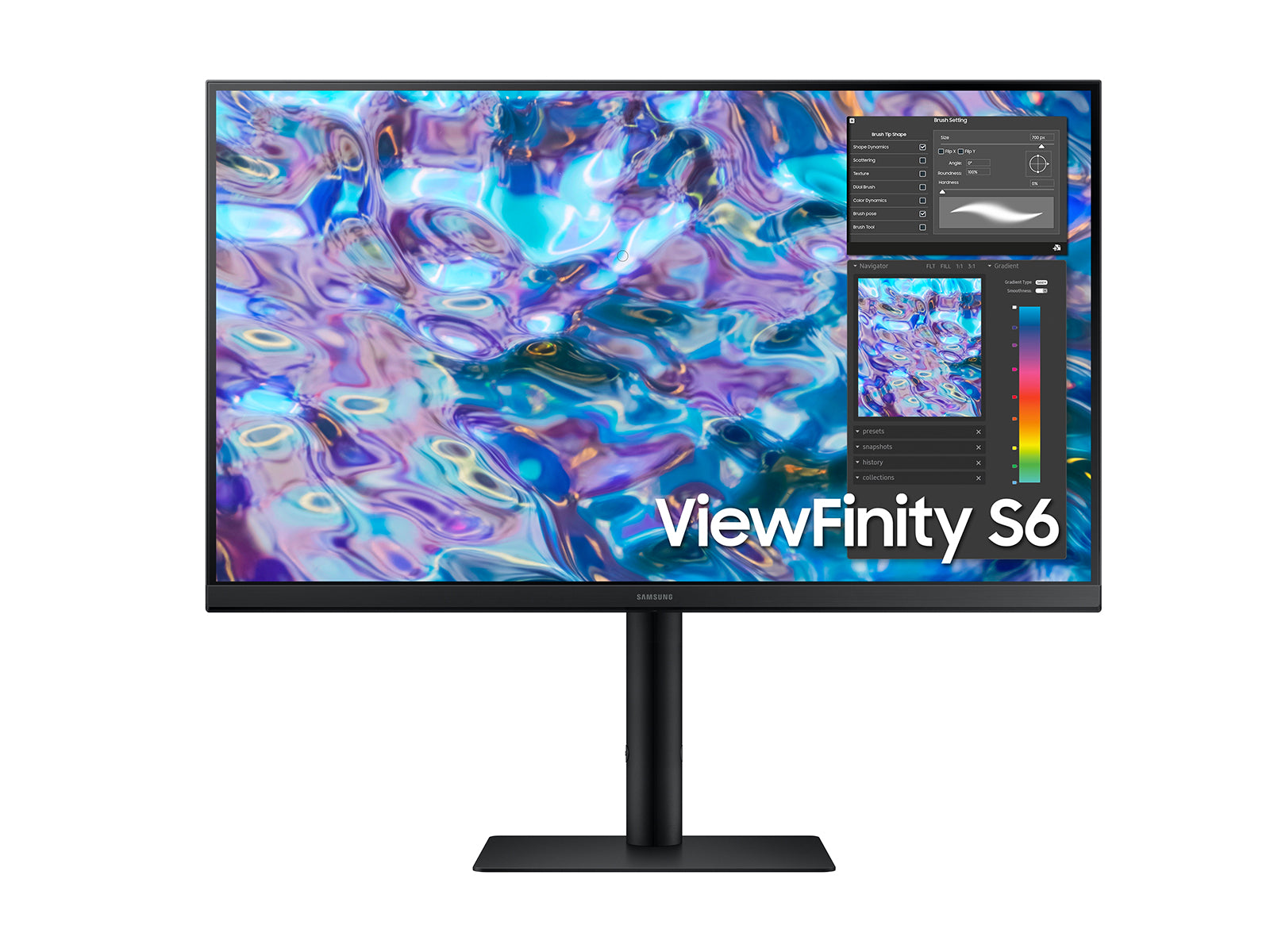 SAMSUNG S61B 27" WQHD 2560x1440 QHD IPS Display Monitor (‎LS27B610EQNXZA) Monitors.com 